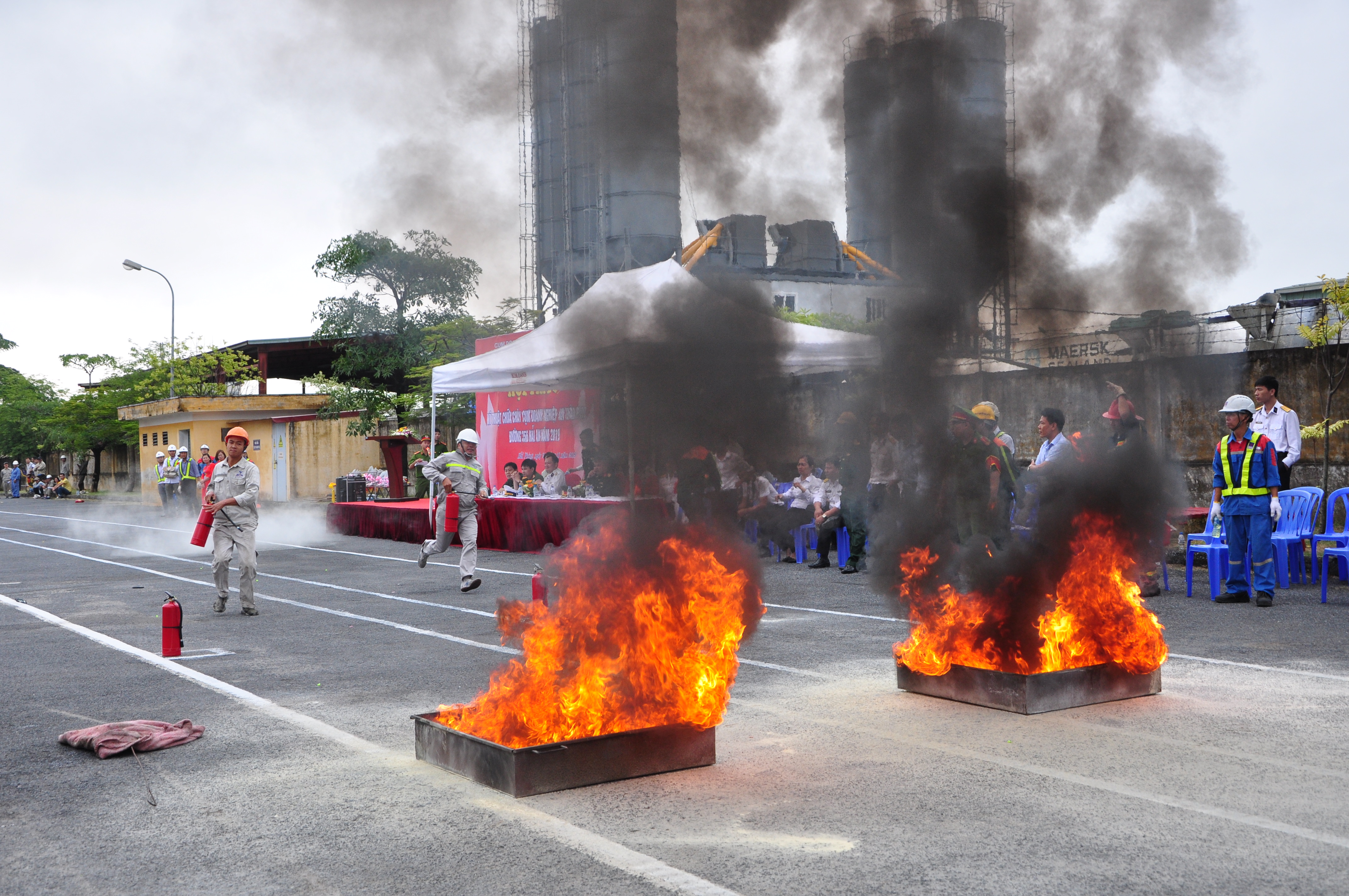 Tăng cường diễn tập phòng, chống cháy, nổ